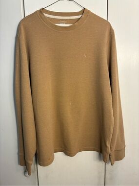 American Eagle Outfitters Men Waffle Knit  Crew Neck Shirt XL Rugged Outdoorsy